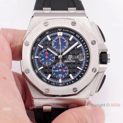 Audemars Piguet Royal Oak offshore Replica Watches SS Blue Sub-dials